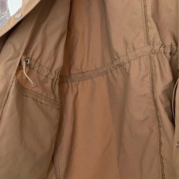 J. Crew Tan Hooded Fall/Spring Jacket - Picture 5 of 6